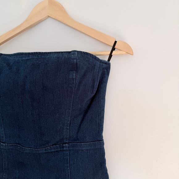 Aritzia Denim Forum 90s Denim Tube Top - Picture 4 of 9